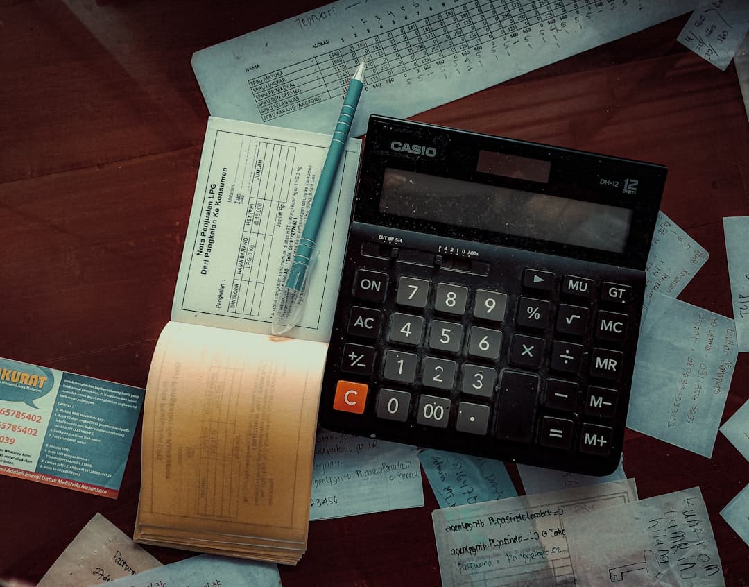 Business pricing invoice desk