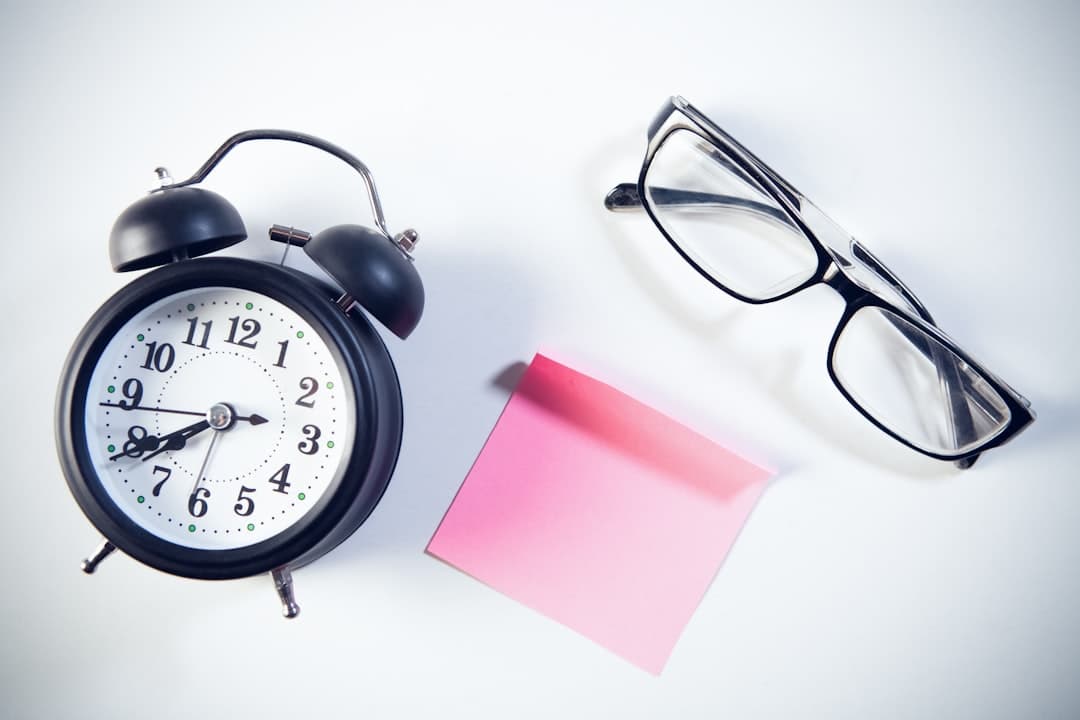 Stopwatch clock business desk